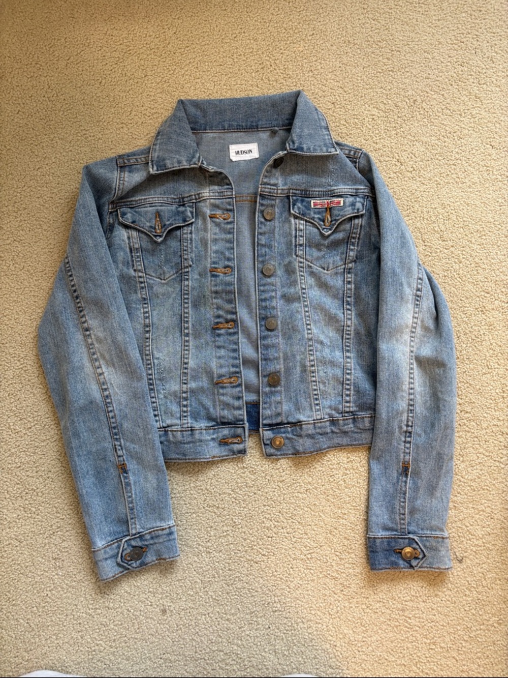 Hudson Jeans Light Blue Denim Jean Jacket - Kids